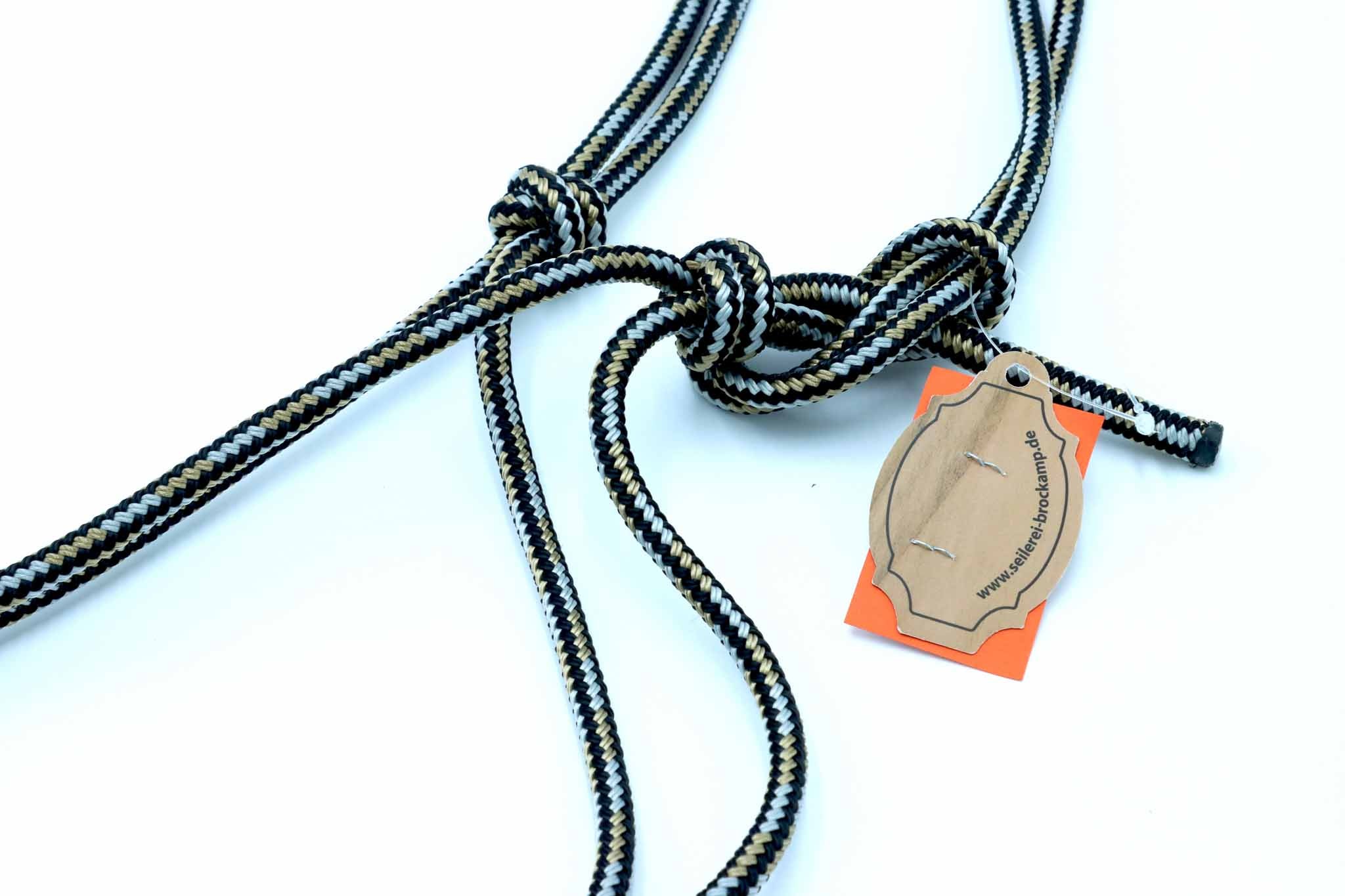 Licol Ethologique, Noir/Silver/Beige - Brockamp