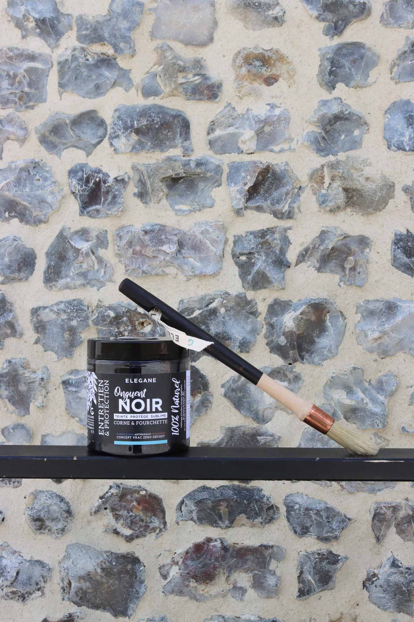 Onguent sabot Entretien Noir, 500ml - Elegane