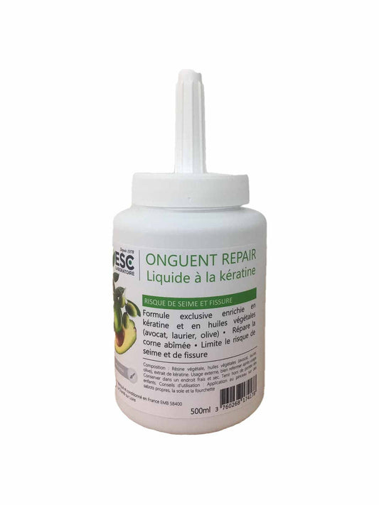 Onguent repair liquide enrichi à la kératine - ESC Laboratoire