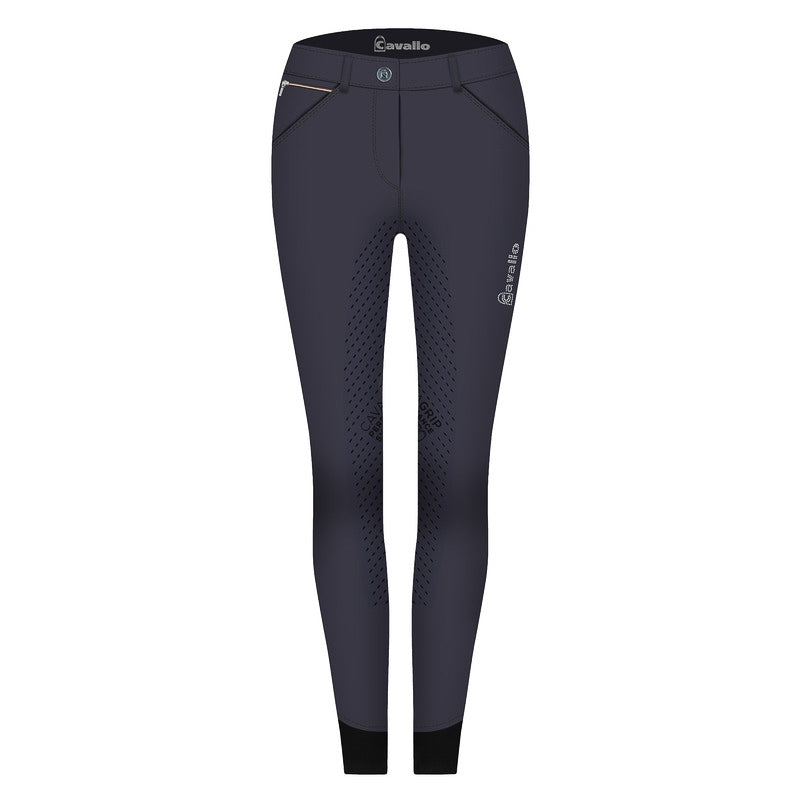 Pantalon d'équitation Calima full grip, Navy- Cavallo