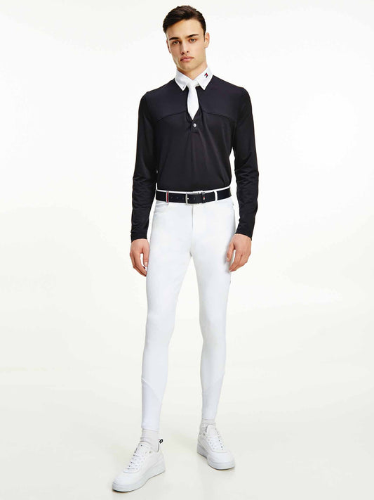 Men's Kneegrip Riding Breeches, Optic White - Tommy Equestrian