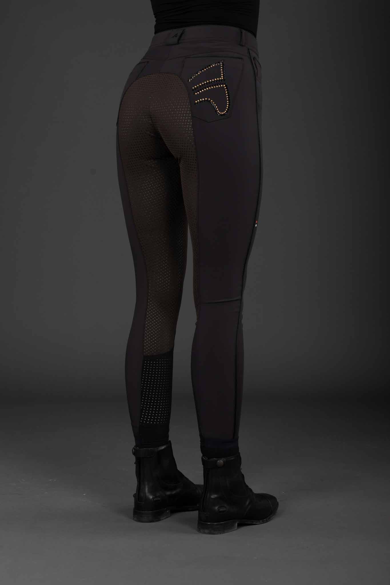 Reithose, Indigo Diamond FG Mocca - Eurostar