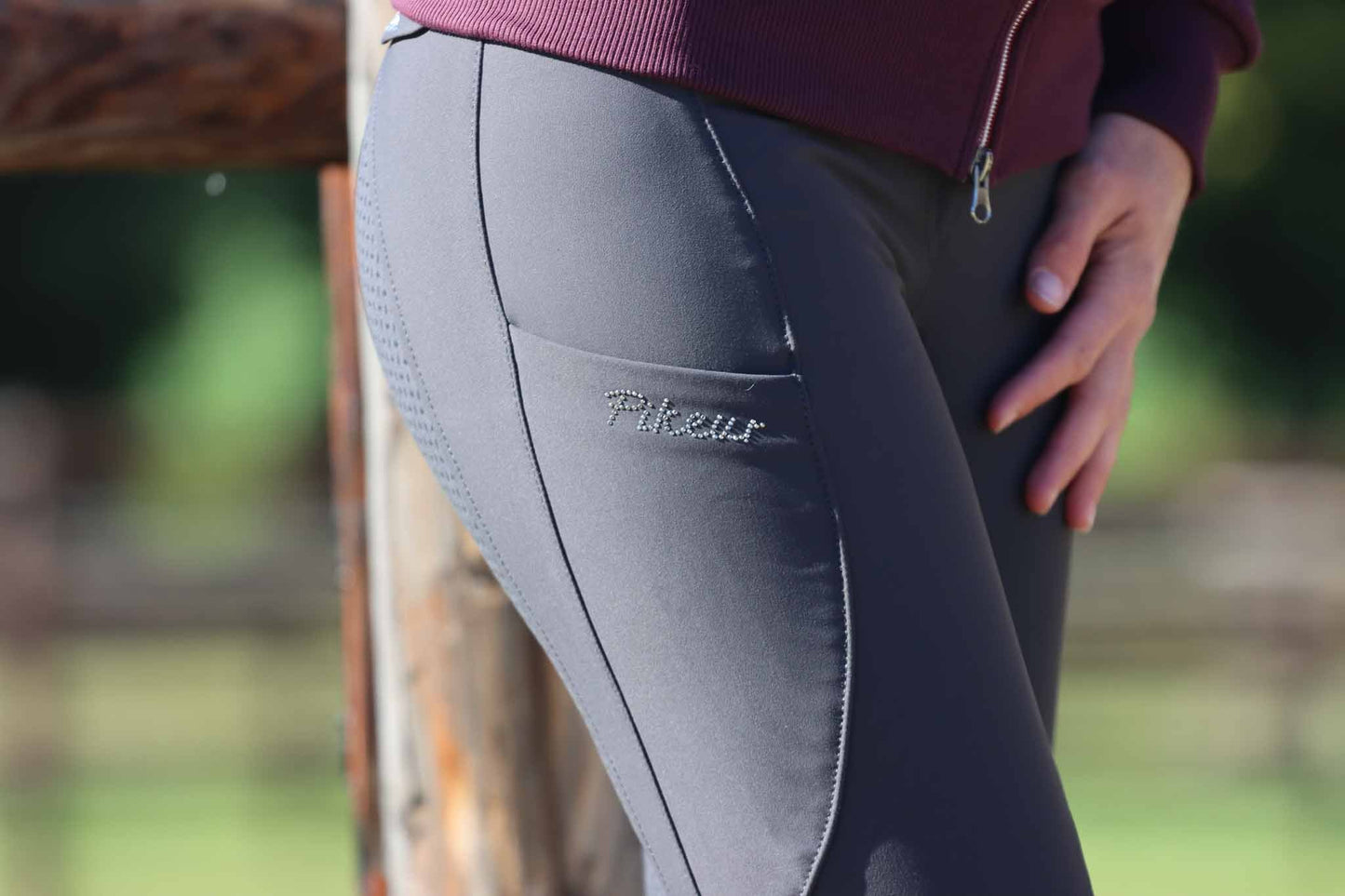 Pantalon Laure Full grip, Anthrac - Pikeur FS22