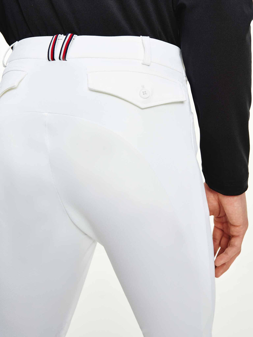 Pantalon d'équitation homme Kneegrip, Optic White - Tommy Équestrian