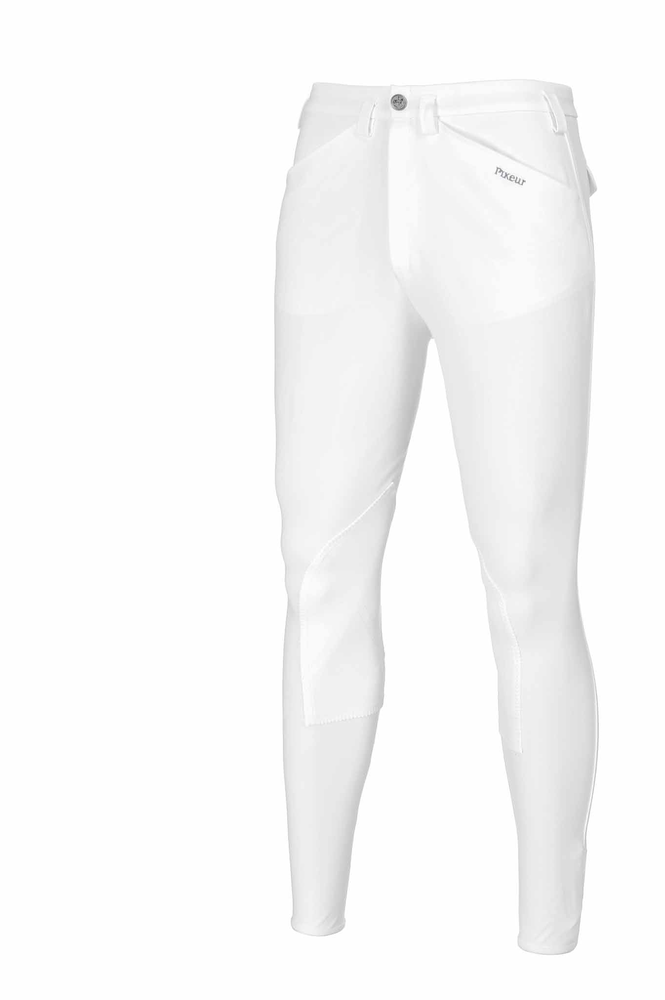 Pantalon d'équitation, RODRIGO II knee-grip, blanc - Pikeur