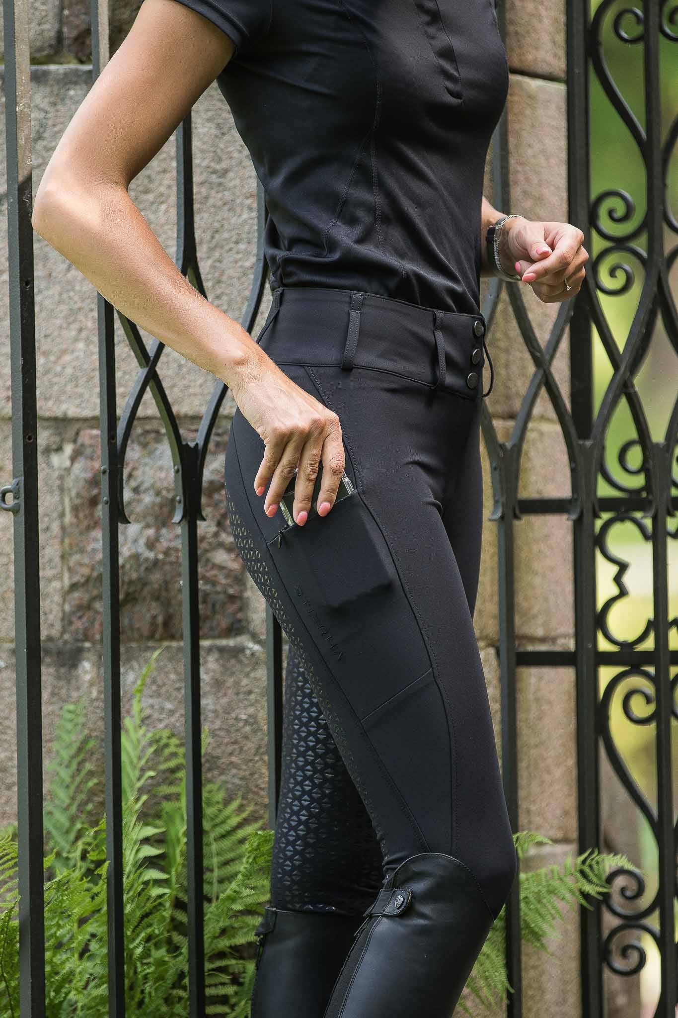 Pantalon d'équitation Saga, Noir - Stierna Equestrian