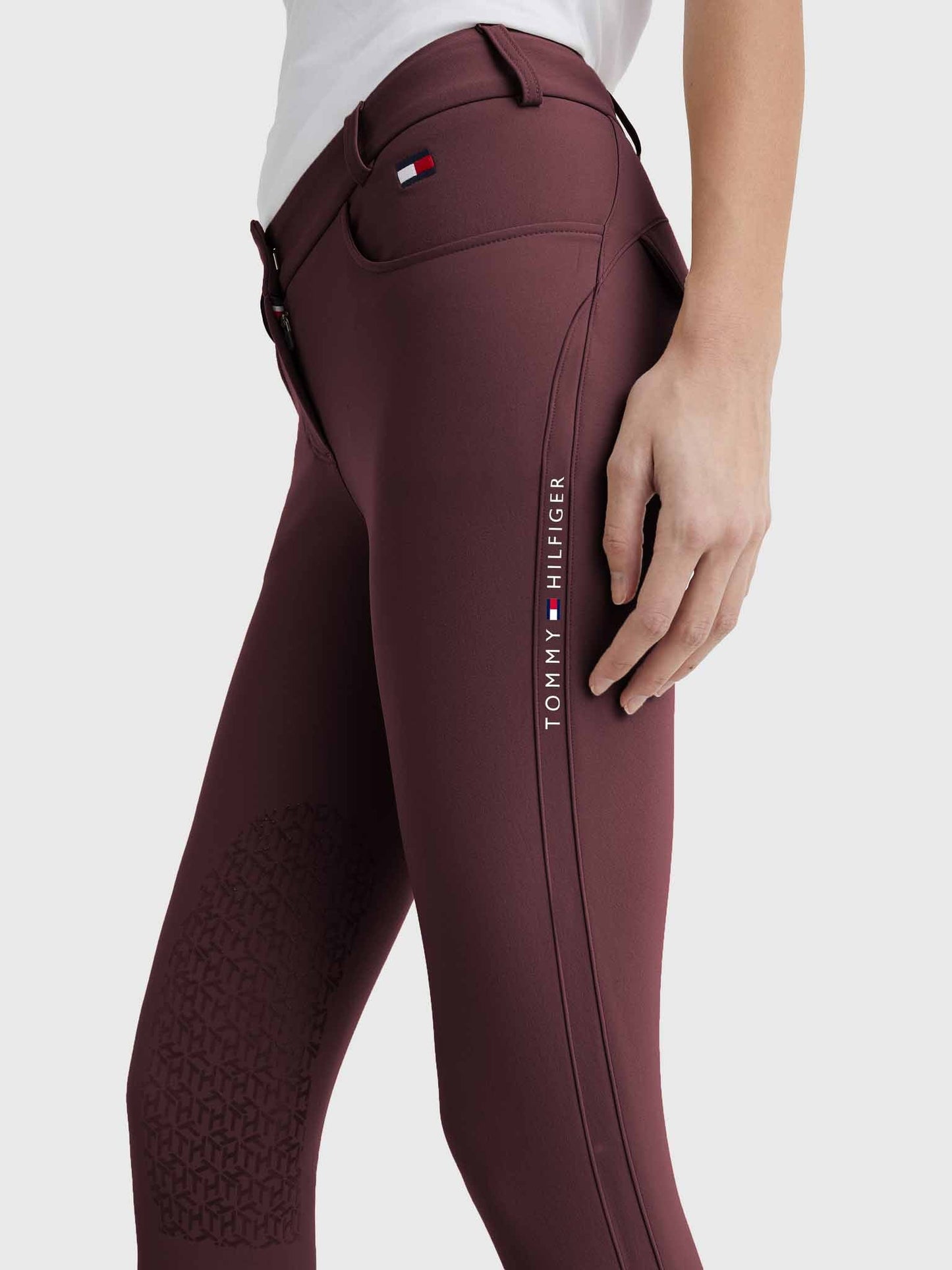 Pantalon d'équitation Style Classique, Burgundy - Tommy Hilfiger Equestrian