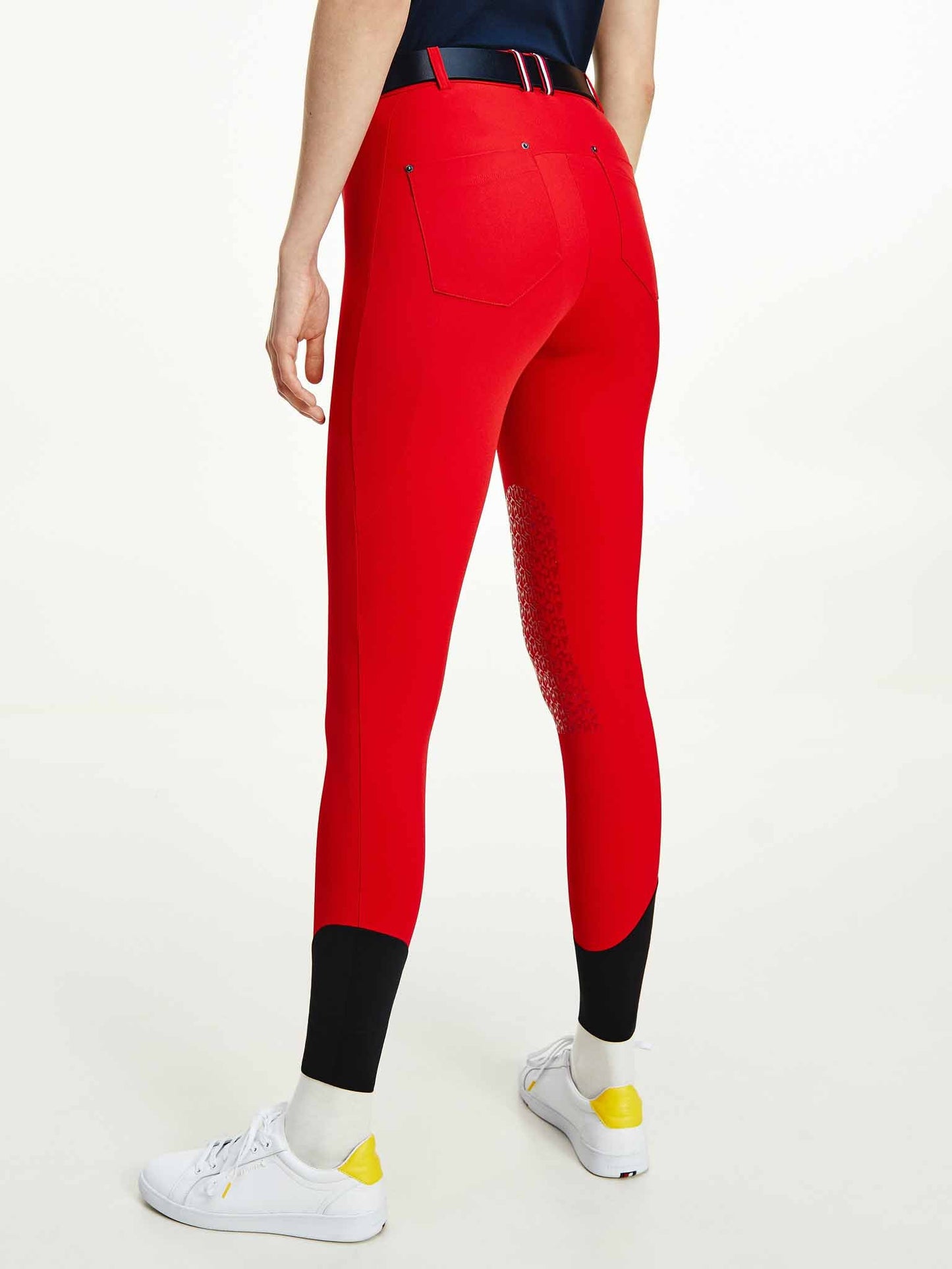 Pantalon d'équitation Style Kneegrip, Primary Red - Tommy Équestrian