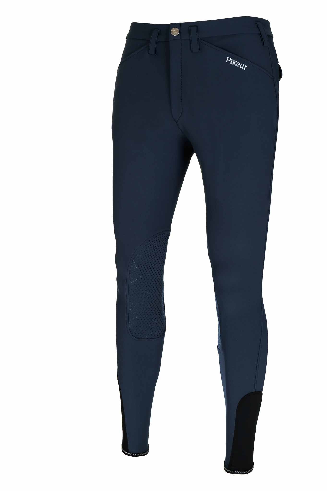 Pantalon d'équitation, RODRIGO II knee-grip, Bleu marine - Pikeur