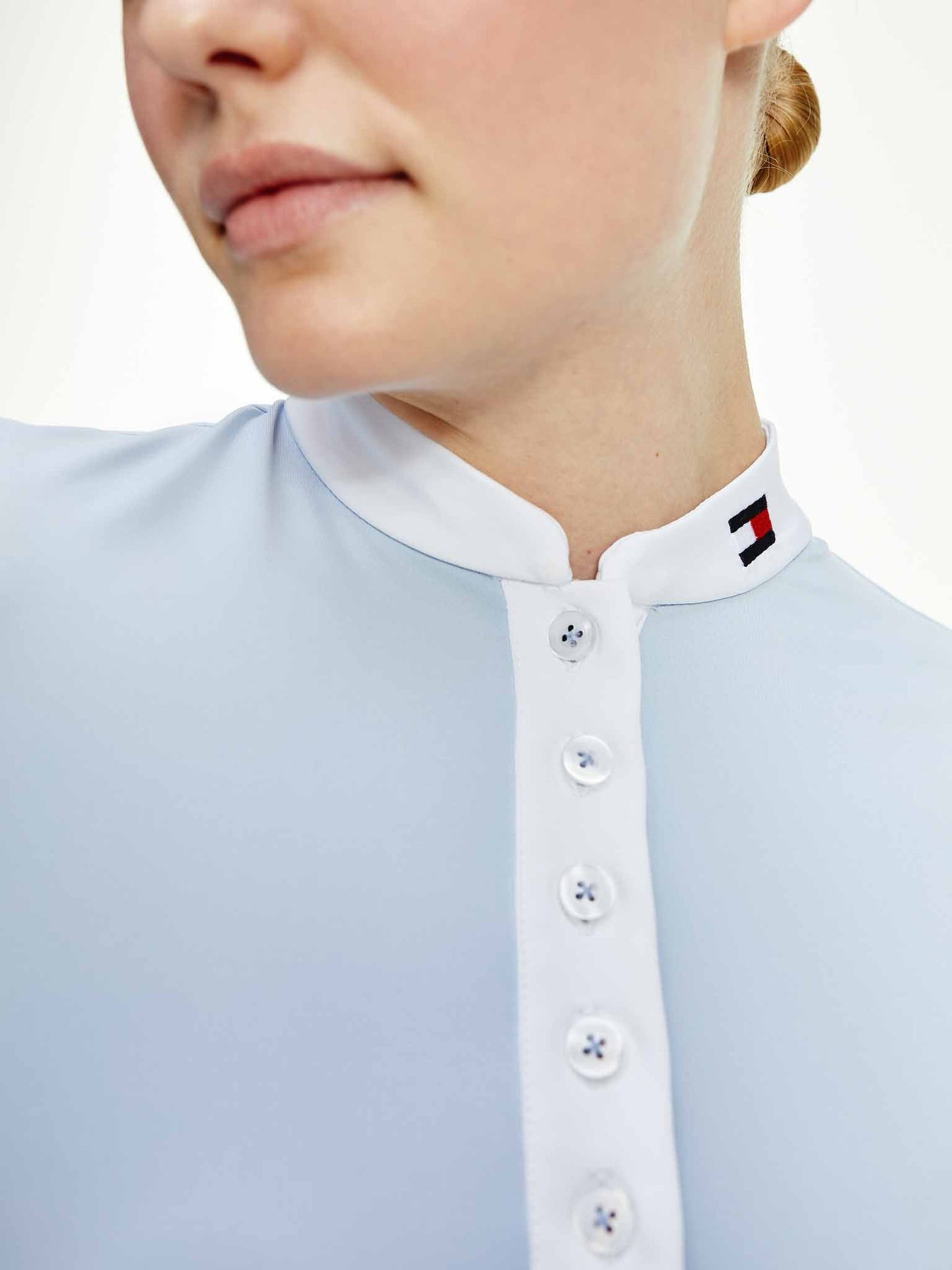 Competition polo shirt, Breezy blue - Tommy Equestrian