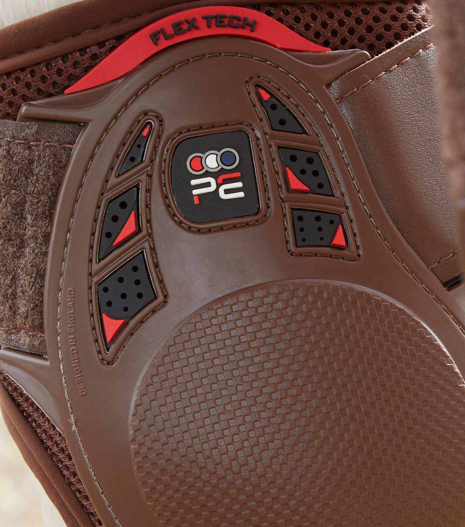 Protèges-boulets Kevlar Airtechnology Lite, marron - Premier equine