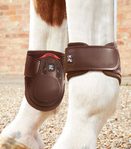 Protèges-boulets Kevlar Airtechnology Lite, marron - Premier equine