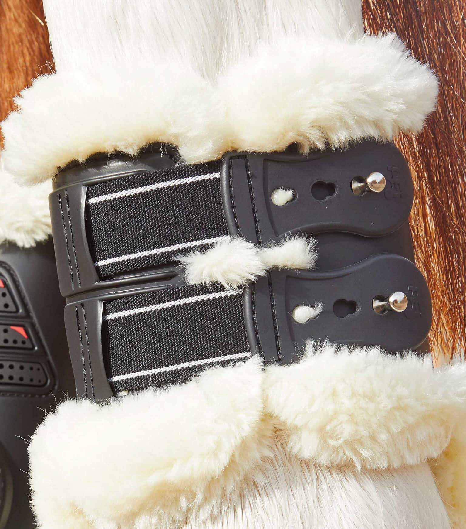 Protèges-boulets Techno wool, noir - Premier equine