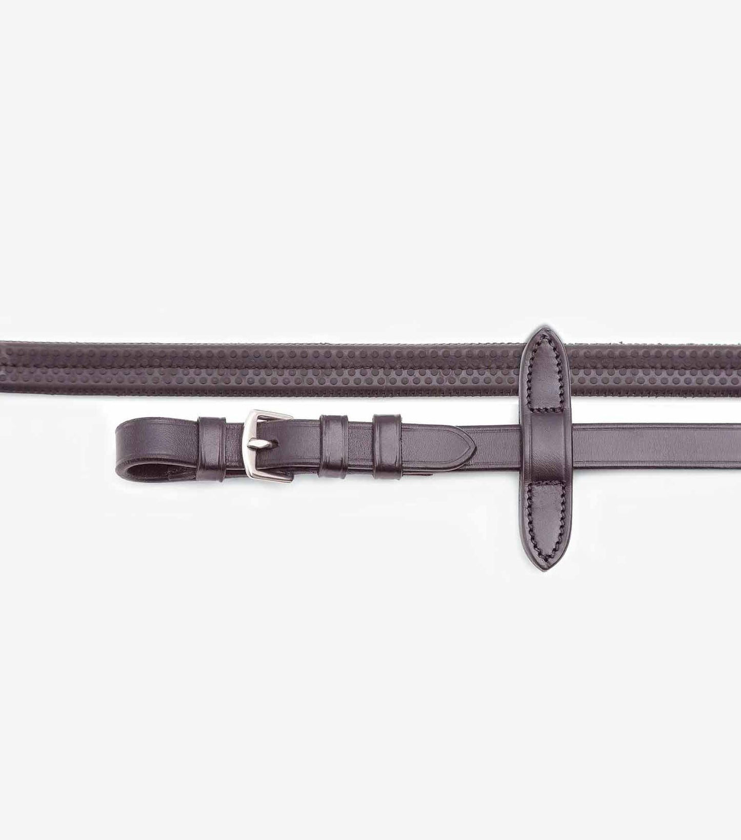 Rênes Stefano Rubber, marron - Premier Equine
