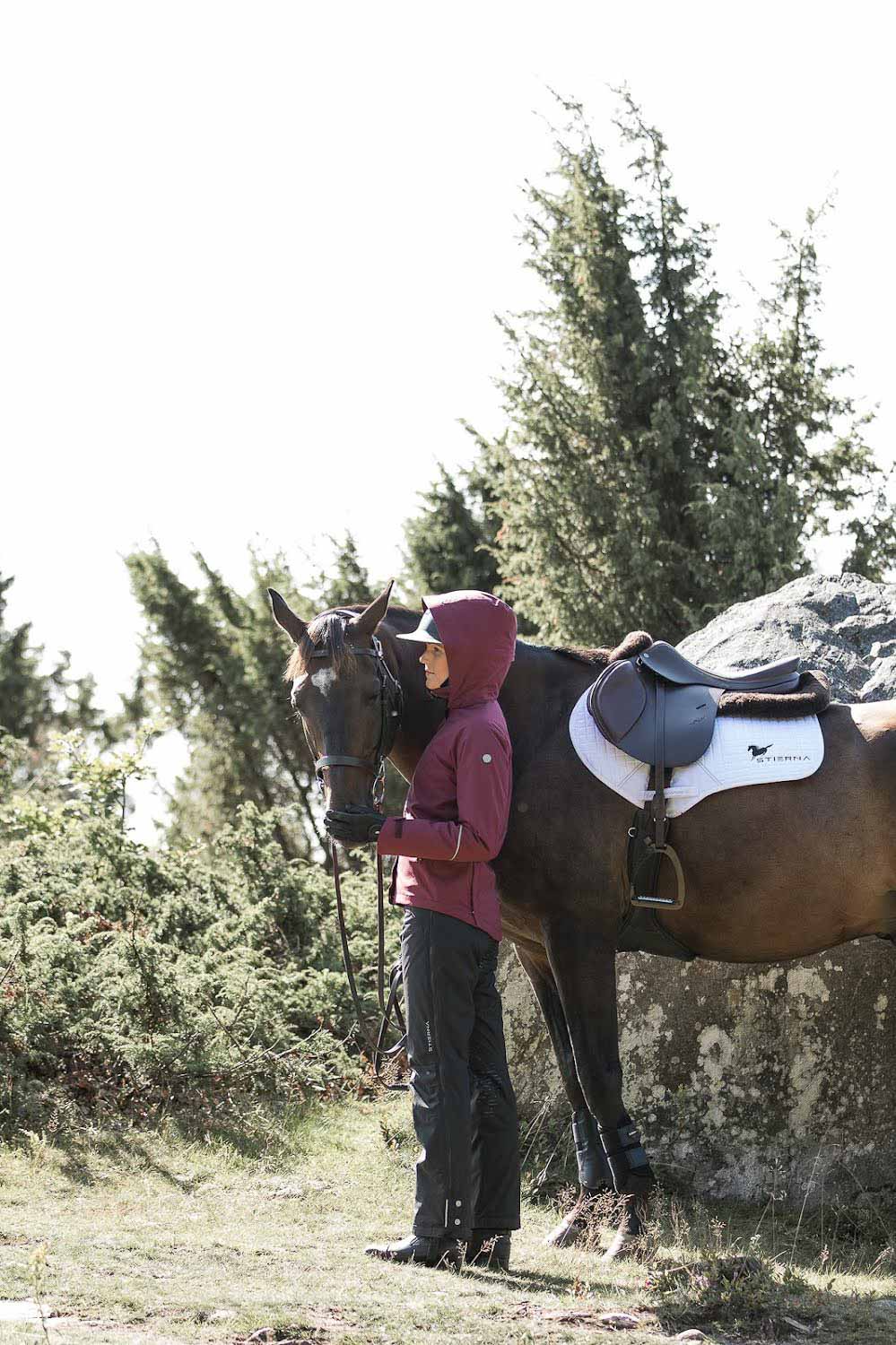 Stella Winter Jacket Amarone Hiver 21 - Stierna Equestrian