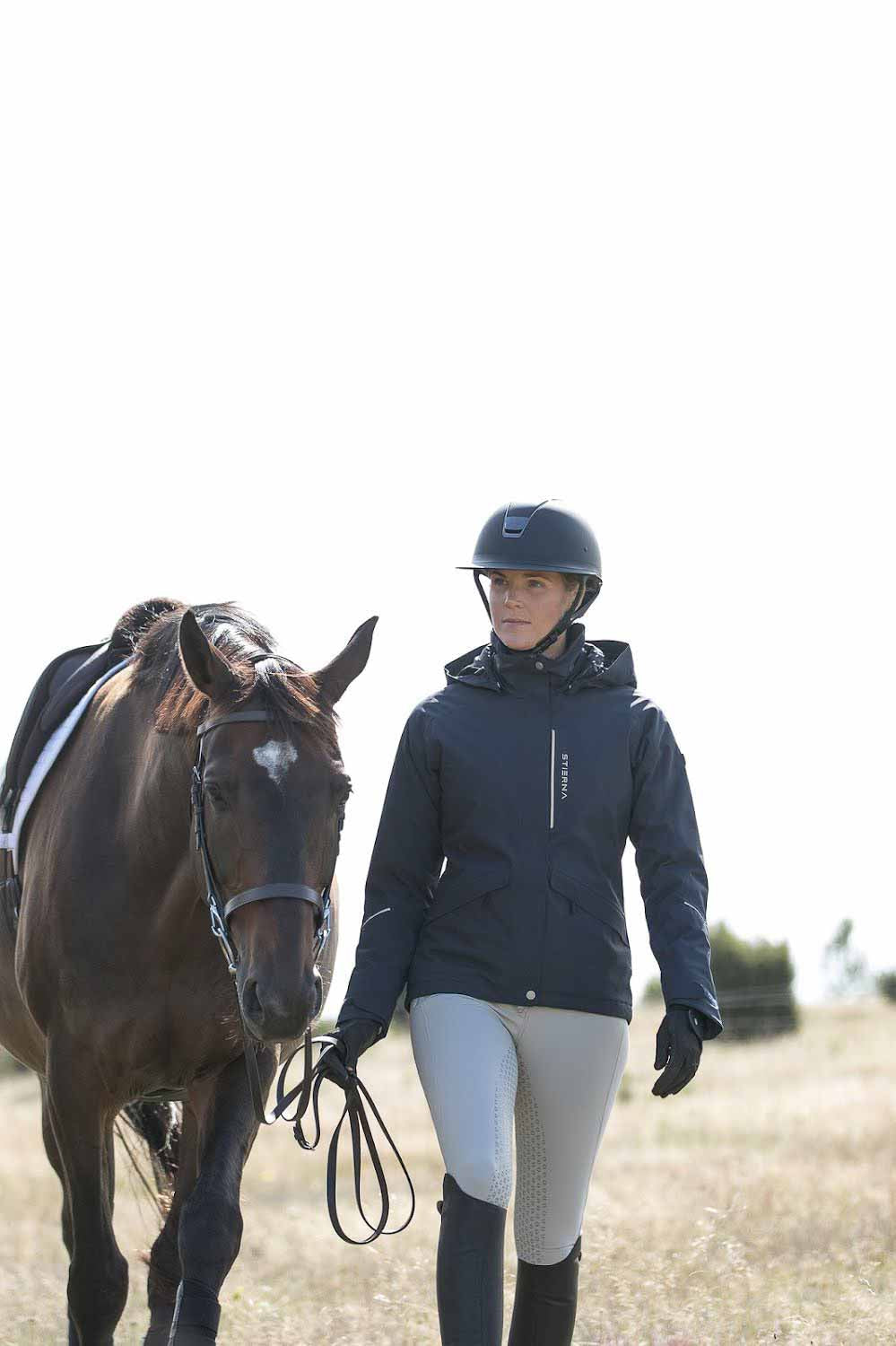 Stella Winter Jacket MidnightNavy Hiver 21 - Stierna Equestrian