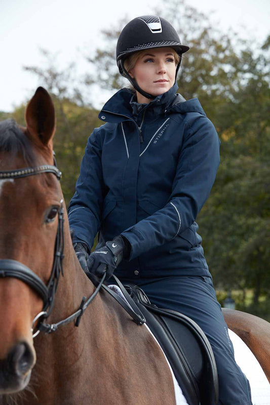 Stella Winter Jacket MidnightNavy Hiver 21 - Stierna Equestrian