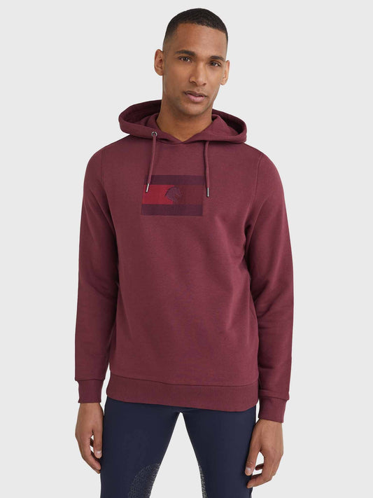 Men's Hoodie, Red - Tommy Hilfiger Equestrian SS22