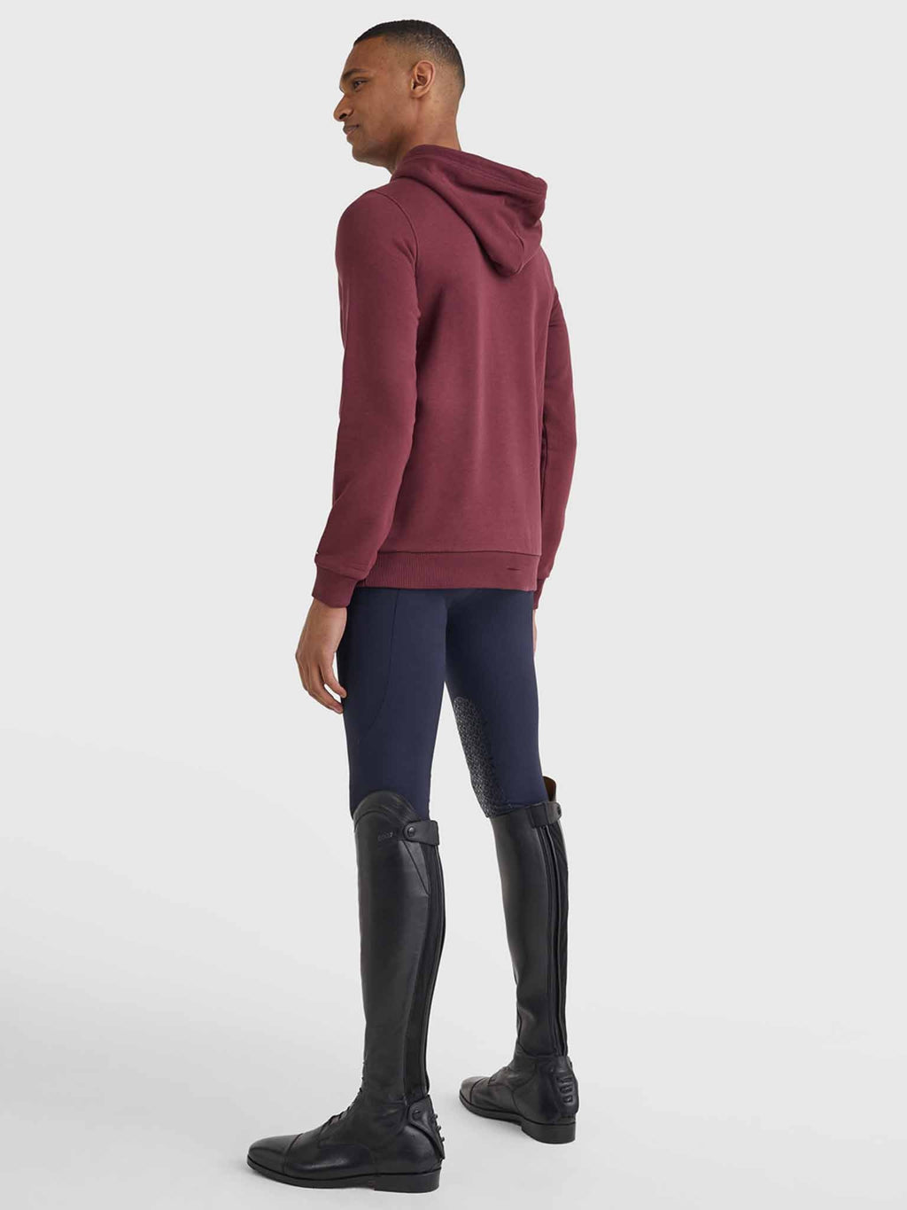 Men's Hoodie, Red - Tommy Hilfiger Equestrian