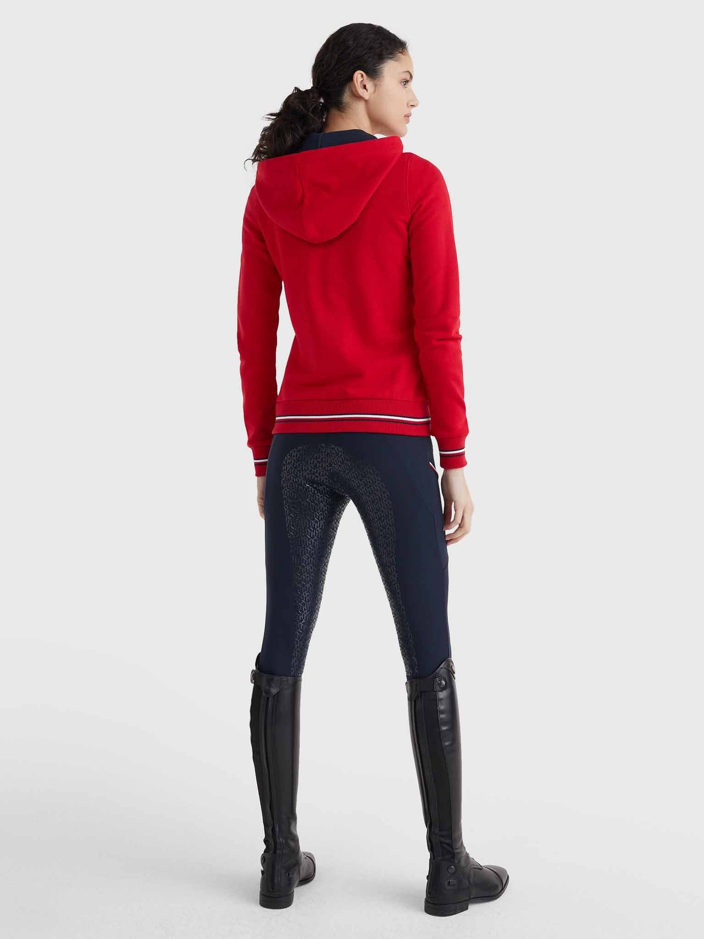 Sweat à capuche zippé, Primary red - Tommy Hilfiger Equestrian SS22