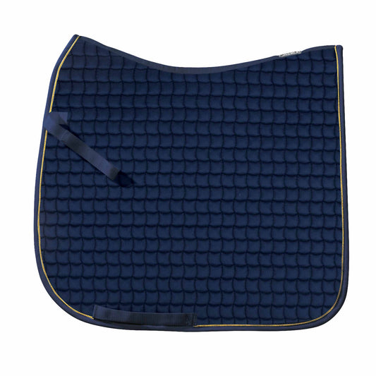 Tapis de selle Coton Gold,  Nightblue - Eskadron