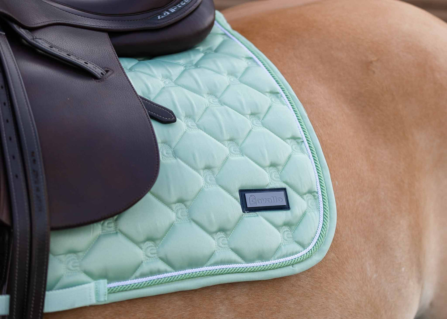 Tapis de selle Hanaya, Fresh sage - Cavallo