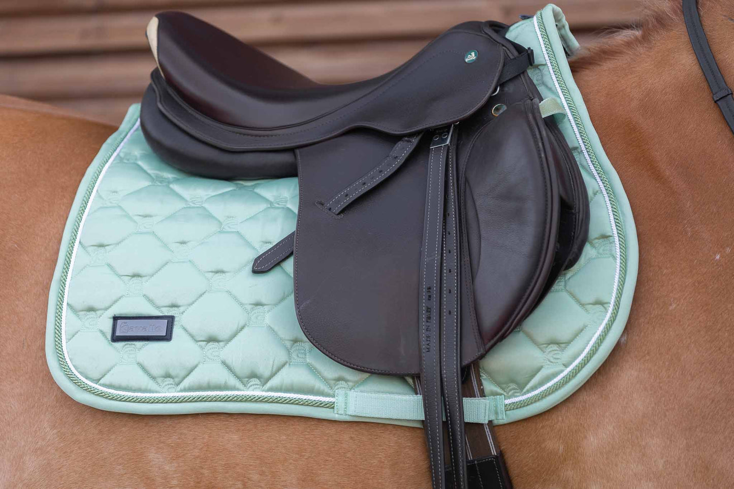 Tapis de selle Hanaya, Fresh sage - Cavallo